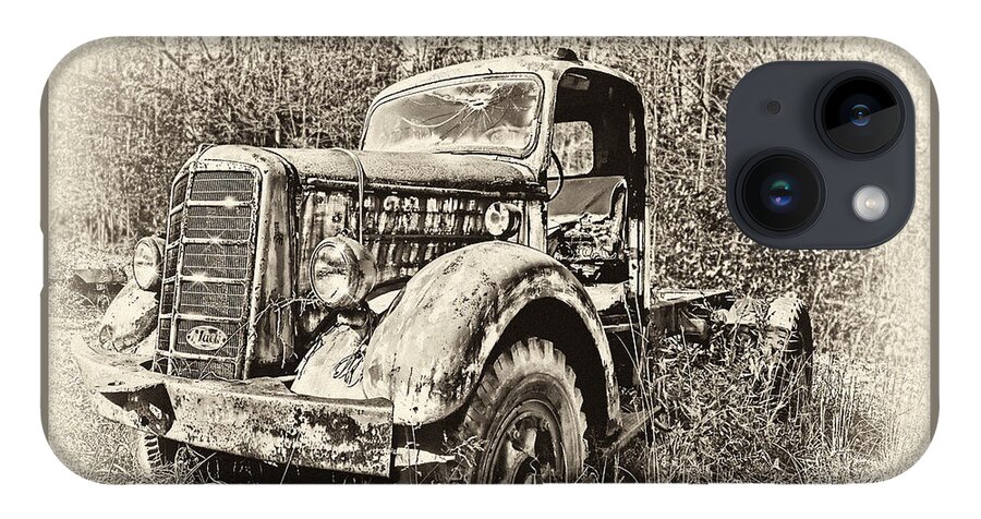 Antique Truck iPhone 14 Case featuring the photograph Antique 1947 Mack Truck by Mark Allen