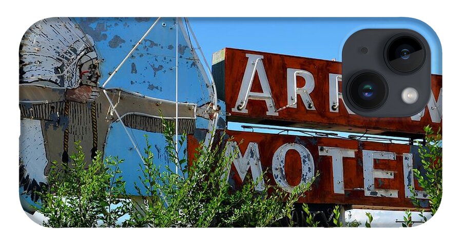 Arrow Motel iPhone 14 Case featuring the photograph Arrow Motel by Gia Marie Houck