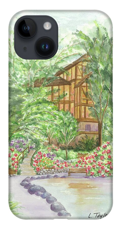 Shakespeare Plays iPhone 14 Case featuring the painting Backside of Shakespeare by Lori Taylor