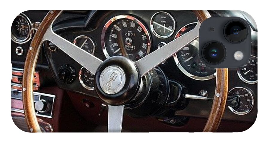 Aston iPhone Case featuring the photograph Aston Martin Db6 Dash. #aston #martin by Anthony Croke