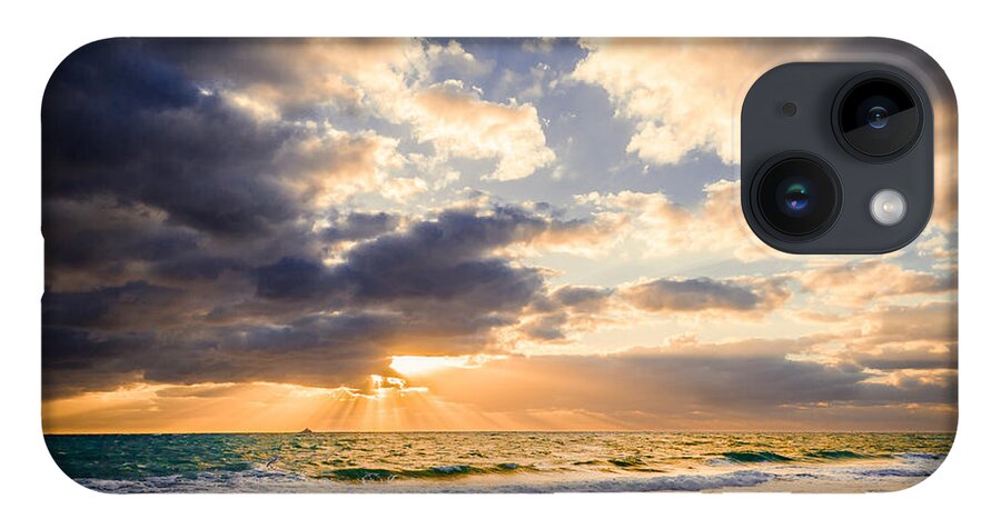 Florida iPhone 14 Case featuring the photograph Atlantic Sunrise by Rikk Flohr