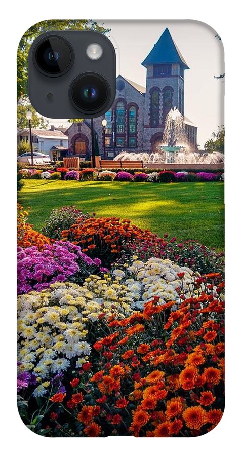  iPhone Case featuring the photograph Autumn beauty in the park by Kendall McKernon