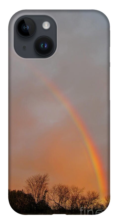 Cheryl Baxter Photography iPhone Case featuring the photograph Autumn Rainbow by Cheryl Baxter