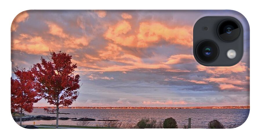 Rocky Point Park iPhone 14 Case featuring the photograph Autumn Sunset by Tammie Miller