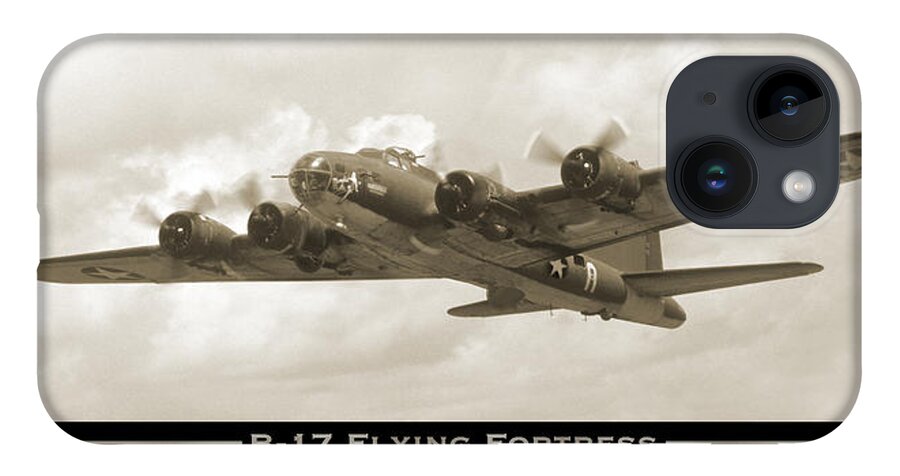 Ww2 iPhone 14 Case featuring the photograph B-17 Flying Fortress Show Print by Mike McGlothlen