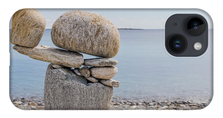 Rocks iPhone 14 Case featuring the photograph Balanced by Holly Ross