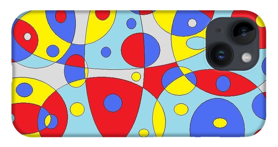  iPhone 14 Case featuring the digital art Baloony by Jordana Sands