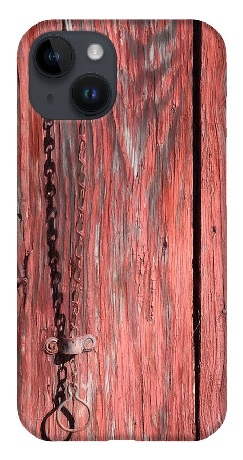 Americana iPhone 14 Case featuring the painting Barn Shadow by David Letts