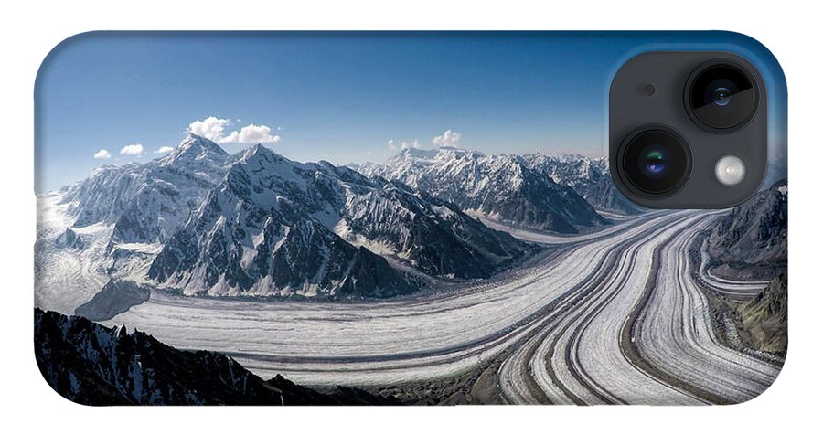 Barnard Glacier iPhone 14 Case featuring the photograph Barnard Glacier Alaska by Fred Denner