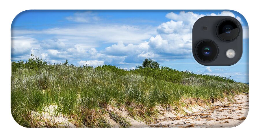 Landscape iPhone 14 Case featuring the photograph Beach by Lester Plank