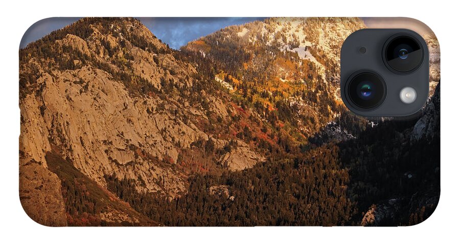 Utah iPhone 14 Case featuring the photograph Bell Canyon Autumn Sunset by Brett Pelletier