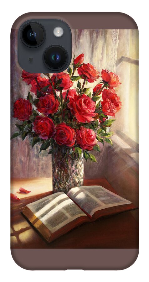 Bible iPhone Case featuring the painting Amazing Words of Love by Lynne Pittard