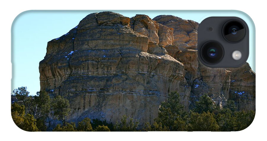 Southwest Landscape iPhone Case featuring the photograph Big frickin rock by Robert WK Clark