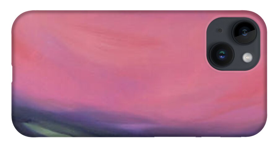 Vibrant Sky iPhone 14 Case featuring the painting Big Sky by Sandi Snead