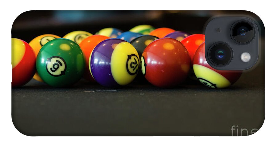 Billiards iPhone Case featuring the photograph Billiard balls by Agnes Caruso