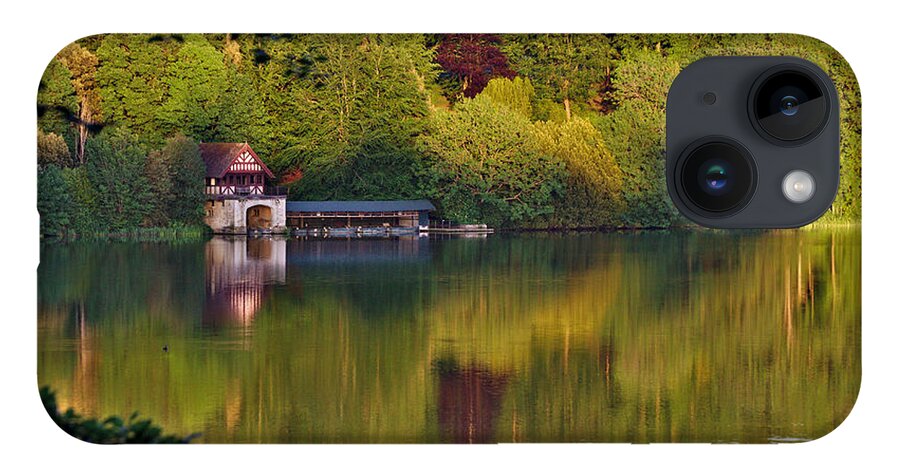 Blenheim Palace iPhone 14 Case featuring the photograph Blenheim Palace Boathouse 2 by Jeremy Hayden