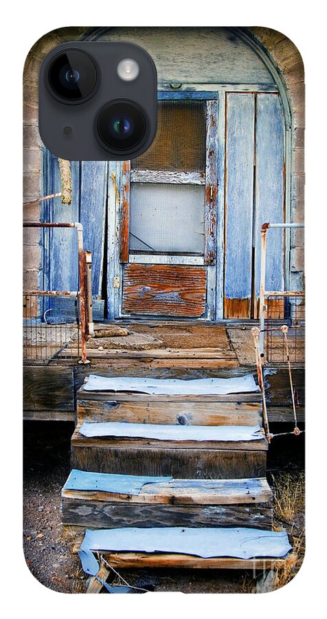 Door iPhone 14 Case featuring the photograph Blue Door of Riley by Craig J Satterlee