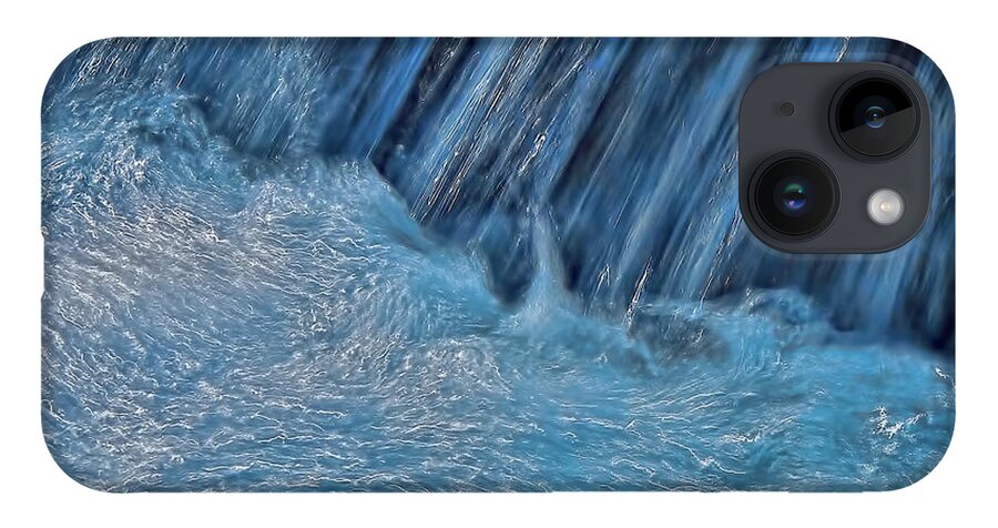 Water iPhone 14 Case featuring the photograph Blue Seam by Britt Runyon