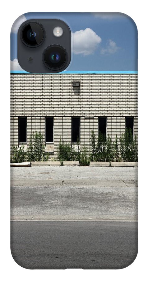 Industrial iPhone Case featuring the photograph Blue Trim by Kreddible Trout