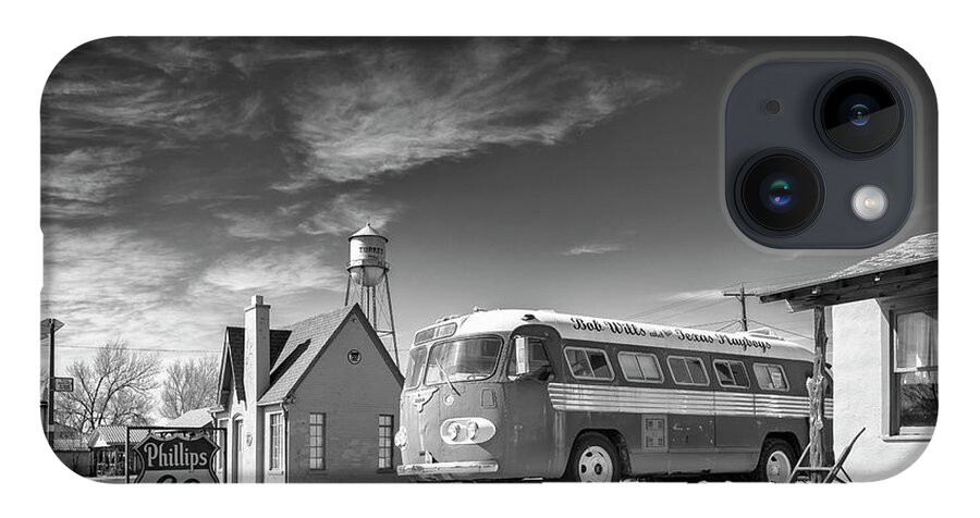 Bob Wills iPhone Case featuring the photograph Bob Wills and the Texas Playboys Tour Bus Turkey TX by Mary Lee Dereske
