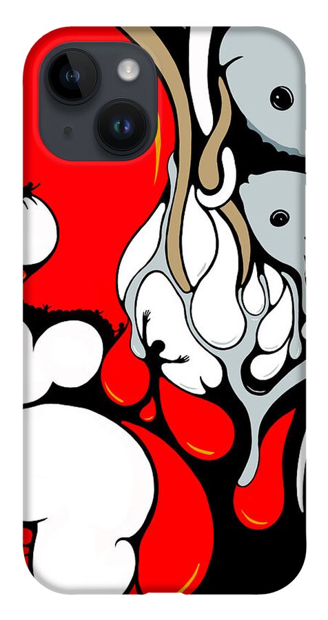 Female iPhone 14 Case featuring the digital art Boiling Point by Craig Tilley