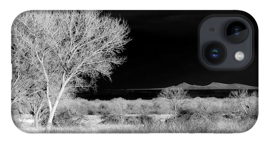 Infrared iPhone 14 Case featuring the photograph Bosque del Apache - Infrared by Britt Runyon
