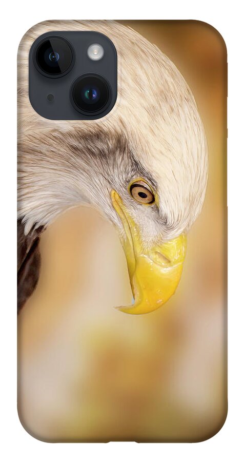 Bald Eagle iPhone 14 Case featuring the photograph Bow Your Head and Prey by Bill and Linda Tiepelman