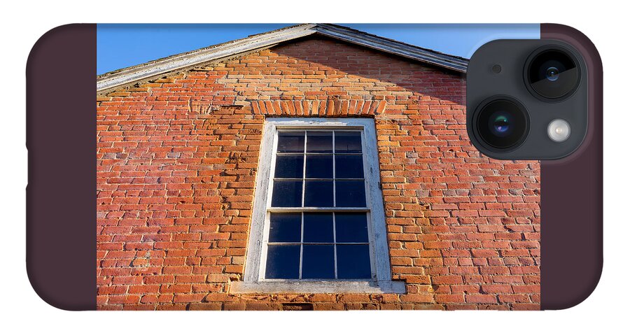 Brick House iPhone 14 Case featuring the photograph Brick House Window by Derek Dean
