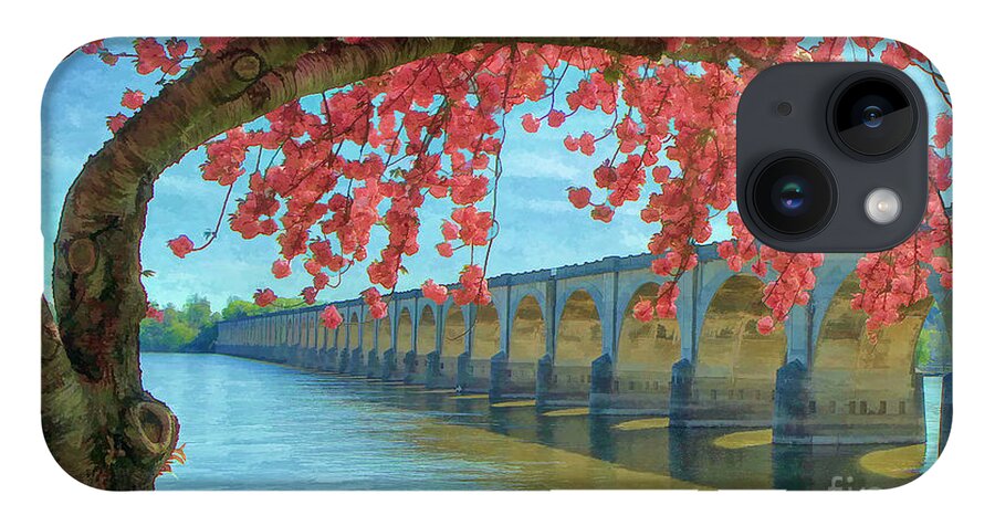 Riverfront Park iPhone 14 Case featuring the photograph Beautiful Blossoms by Geoff Crego