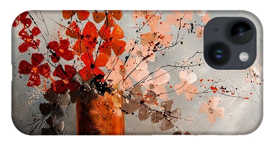 Flowers iPhone 14 Case featuring the painting Bunch 670908 by Pol Ledent