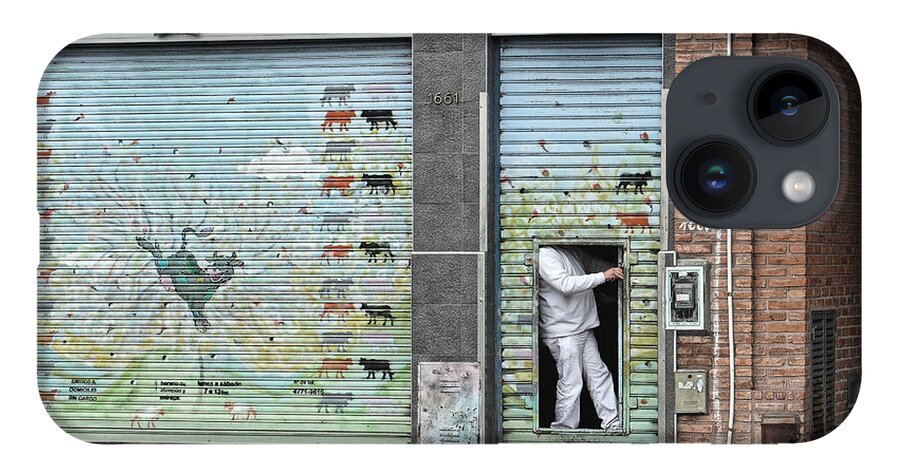 Butcher iPhone Case featuring the photograph Butcher's shop, Buenos Aires 2014 by Chris Honeyman