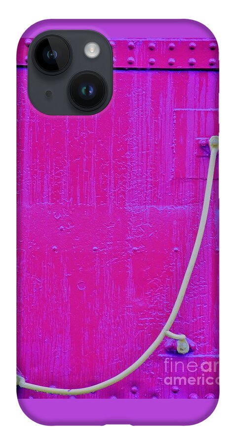 Caboose iPhone 14 Case featuring the photograph Caboose Handrail by Merle Grenz