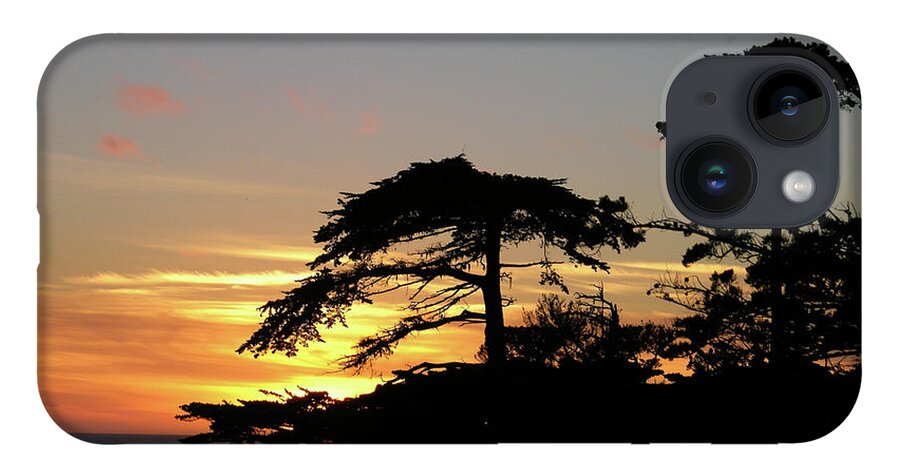 California Coastal iPhone 14 Case featuring the photograph California Coastal Sunset by David Shuler