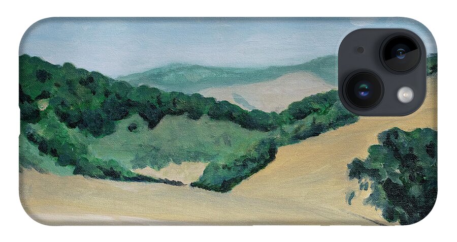 California iPhone Case featuring the painting California Highway by Jackie MacNair