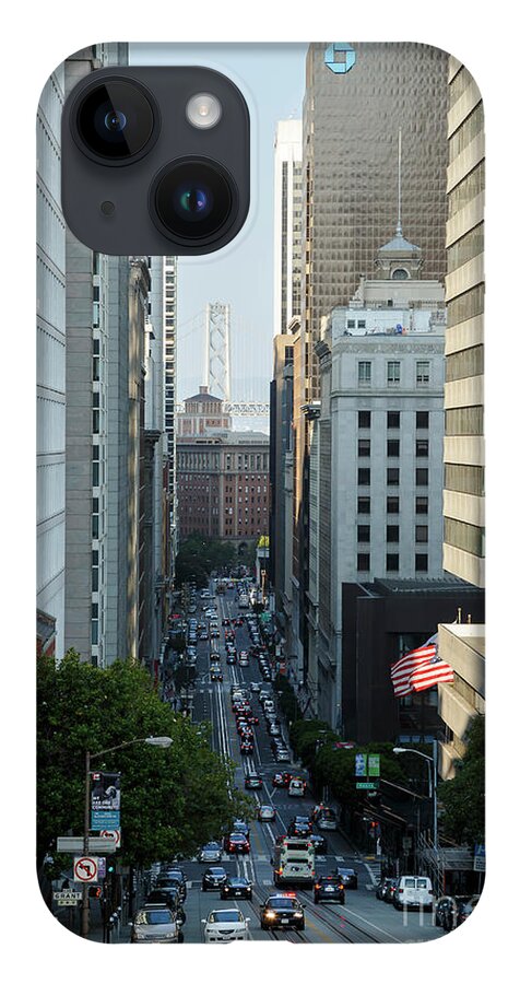  San Francisco California Street iPhone 14 Case featuring the photograph California Street San Francisco by Andy Myatt