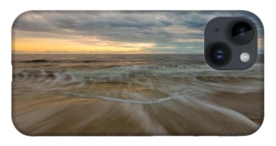 Oak Island iPhone Case featuring the photograph Calming Waves by Nick Noble