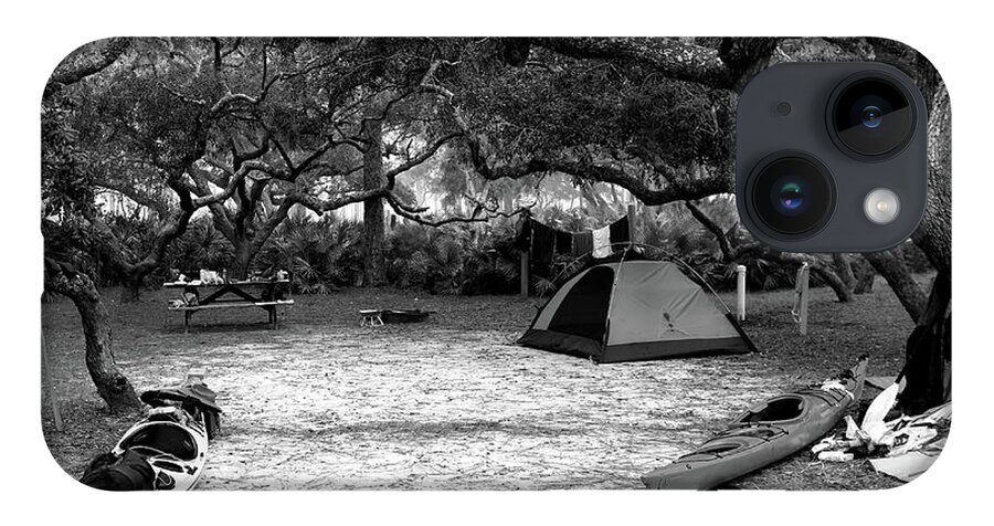 Camp iPhone 14 Case featuring the photograph Camp Under Live Oaks by Daniel Reed