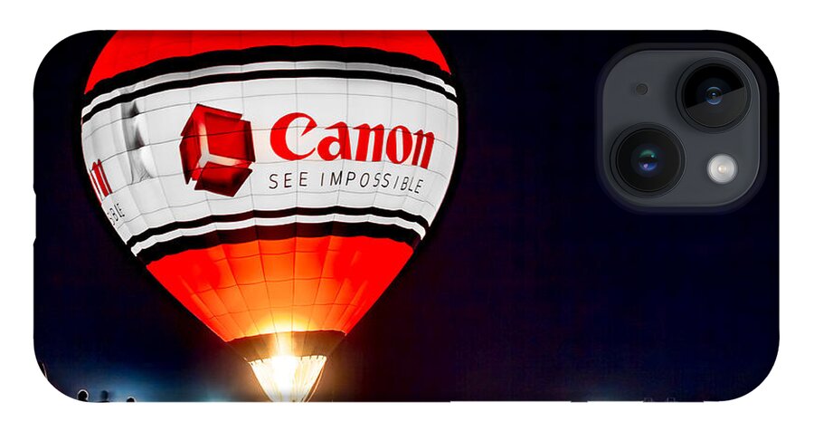 Albuquerque iPhone 14 Case featuring the photograph Canon - See Impossible - Hot Air Balloon by Ron Pate