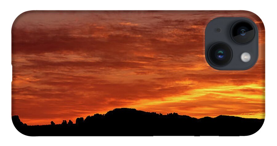 Utah iPhone 14 Case featuring the photograph Canyonland Skies by Jim Garrison