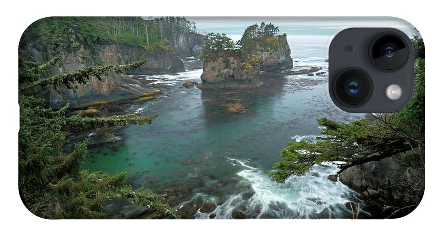 Cape Flattery iPhone 14 Case featuring the photograph Cape Flattery North Western Point by Martin Konopacki