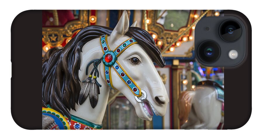 Carousel iPhone 14 Case featuring the photograph Carousel Horse by Denise Bush