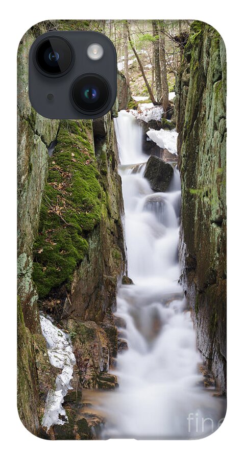 Cascade Brook iPhone 14 Case featuring the photograph Cascade Brook - Lincoln, New Hampshire #3 by Erin Paul Donovan