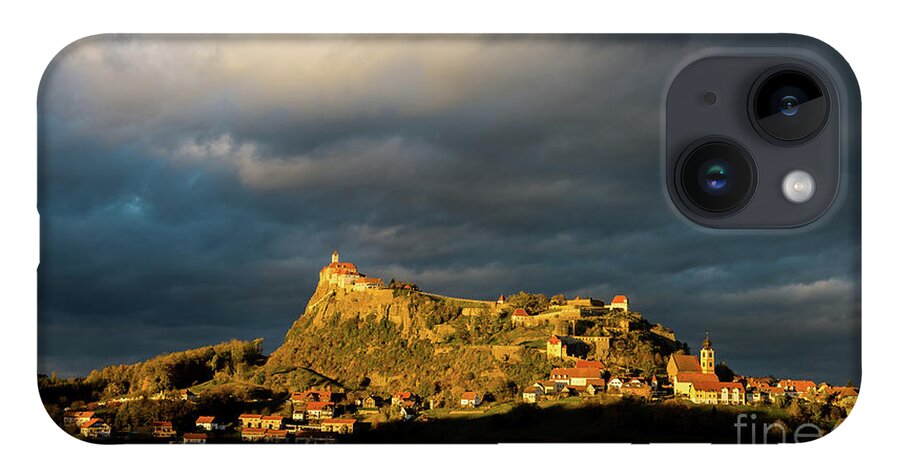 Castle iPhone Case featuring the photograph Castle at Sunset under Thunderstorm by Andreas Berthold