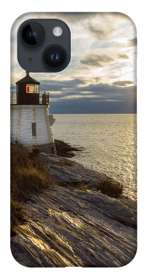 Castle Hill Light iPhone 14 Case featuring the photograph Castle Hill Light 2 by Kirkodd Photography Of New England