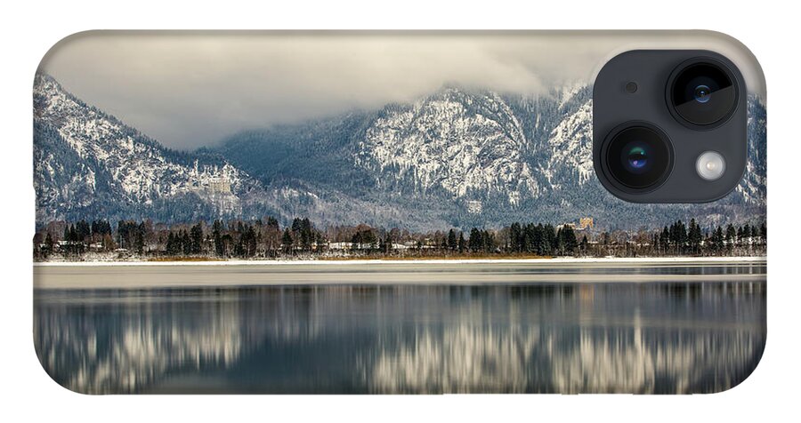 Photosbymch iPhone Case featuring the photograph Castles of Hohenscwangau over the Forggensee by M C Hood
