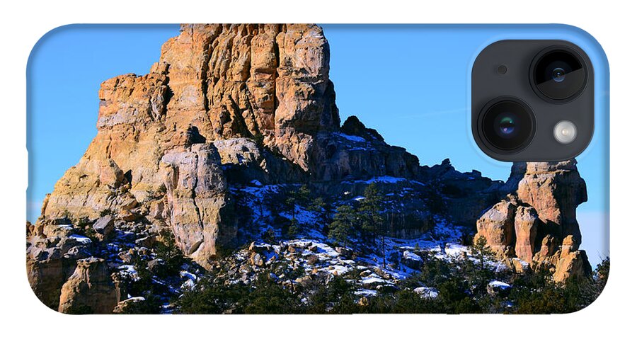 Southwest Landscape iPhone Case featuring the photograph Cebollita bluff by Robert WK Clark