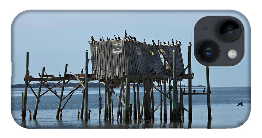 Cedar iPhone 14 Case featuring the photograph Cedar Key Honeymoon Shack II by Farol Tomson