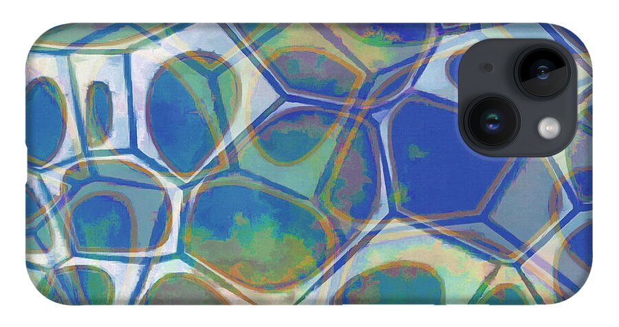 Painting iPhone Case featuring the painting Cell Abstract 13 by Edward Fielding