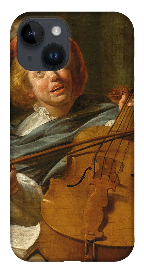 Judith Leyster And Studio iPhone Case featuring the painting Cello Player by Judith Leyster and Studio