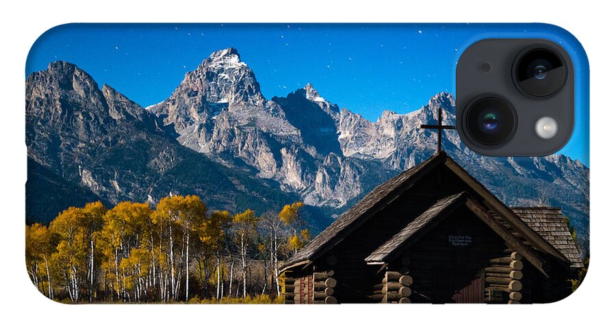 Tetons iPhone 14 Case featuring the photograph Chapel of Transfiguration by Darren White